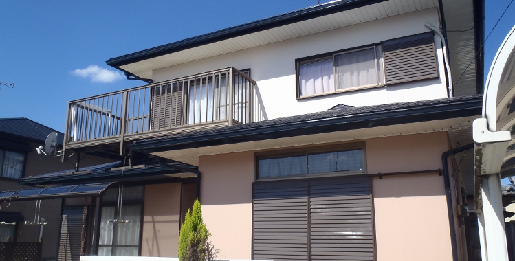 外壁塗装の施工例 糟屋郡篠栗町 Y様邸