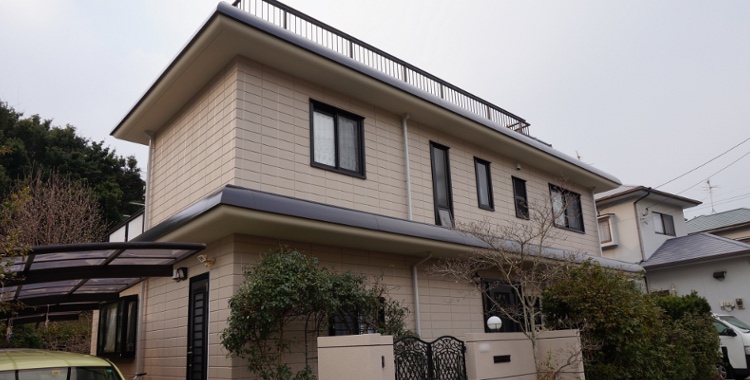 外壁塗装の施工例 福岡市西区 F様