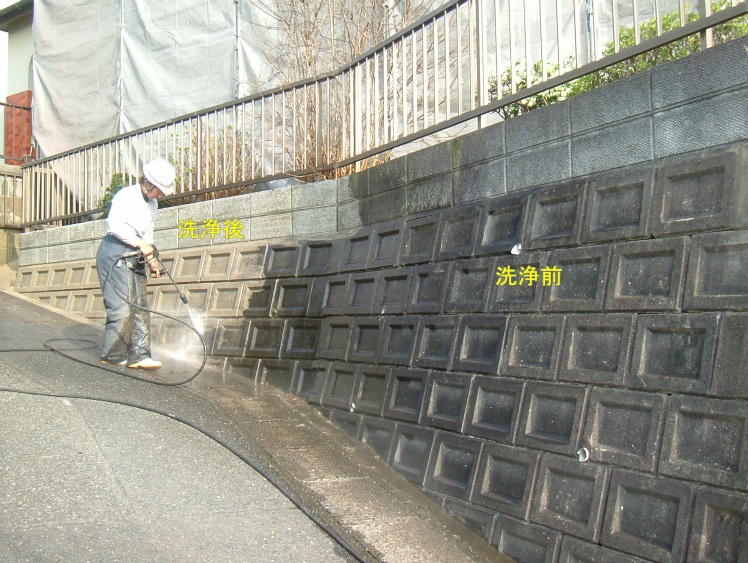 部位別の塗装方法 下地処理 高圧洗浄