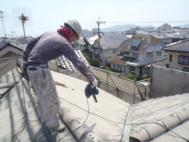 S様邸　屋根塗装